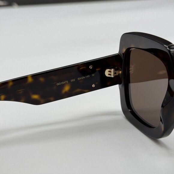NEW GG1547S 002 GUCCI HAVANA WOMEN GUCCI SUNGLASSES - Picture 10 of 12